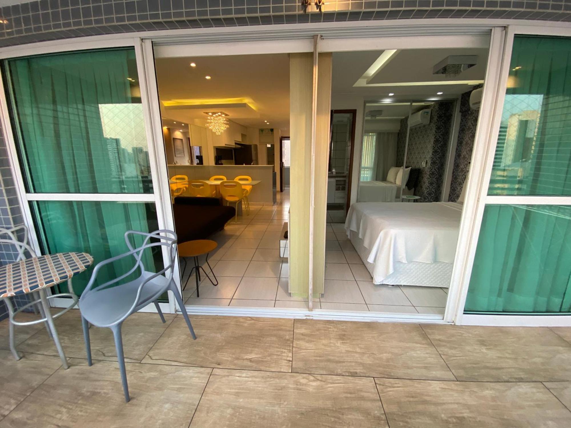 Apartamento 17º Andar Beira Mar Com 2 Quartos Fortaleza  Exteriör bild