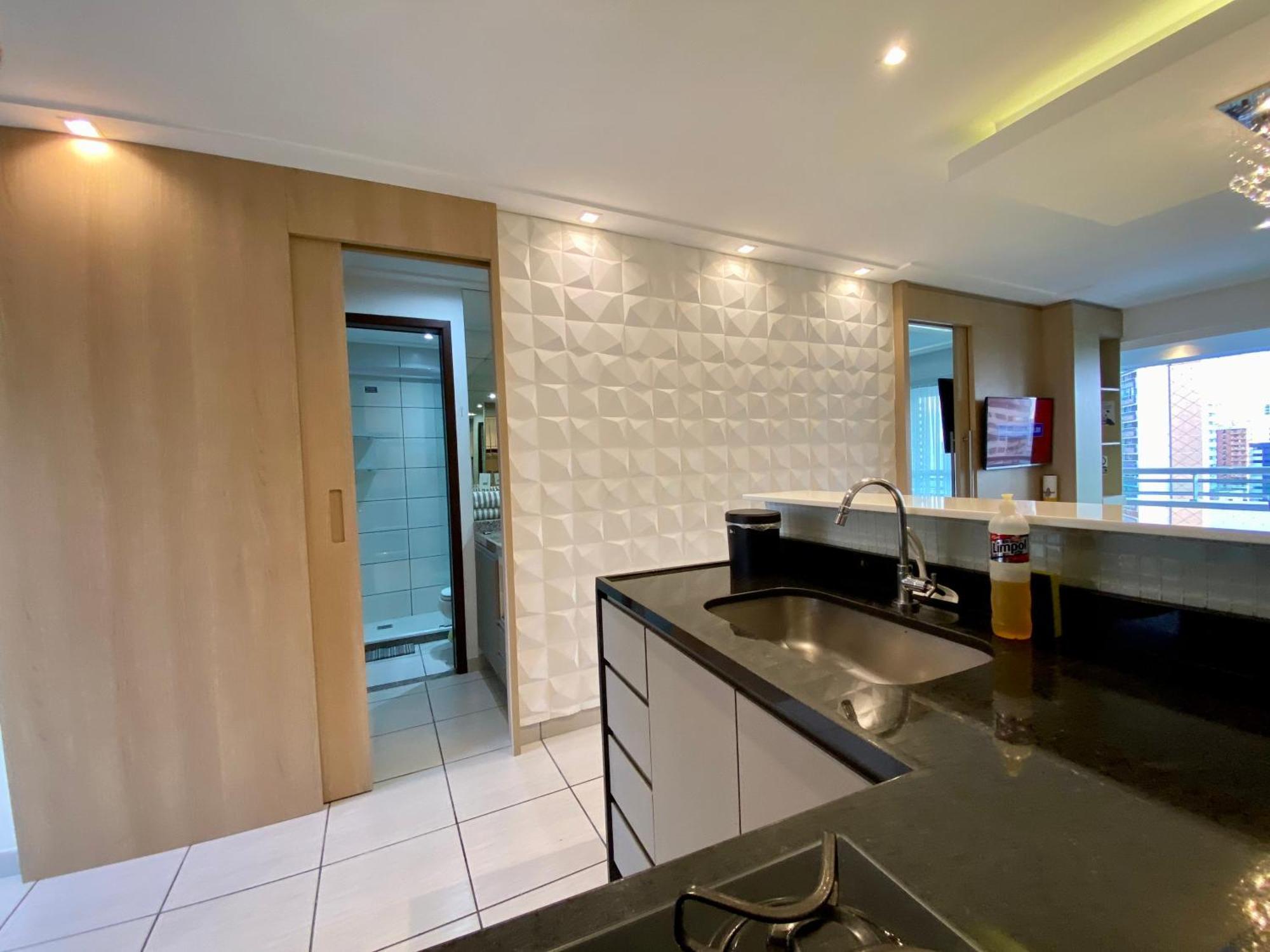 Apartamento 17º Andar Beira Mar Com 2 Quartos Fortaleza  Exteriör bild