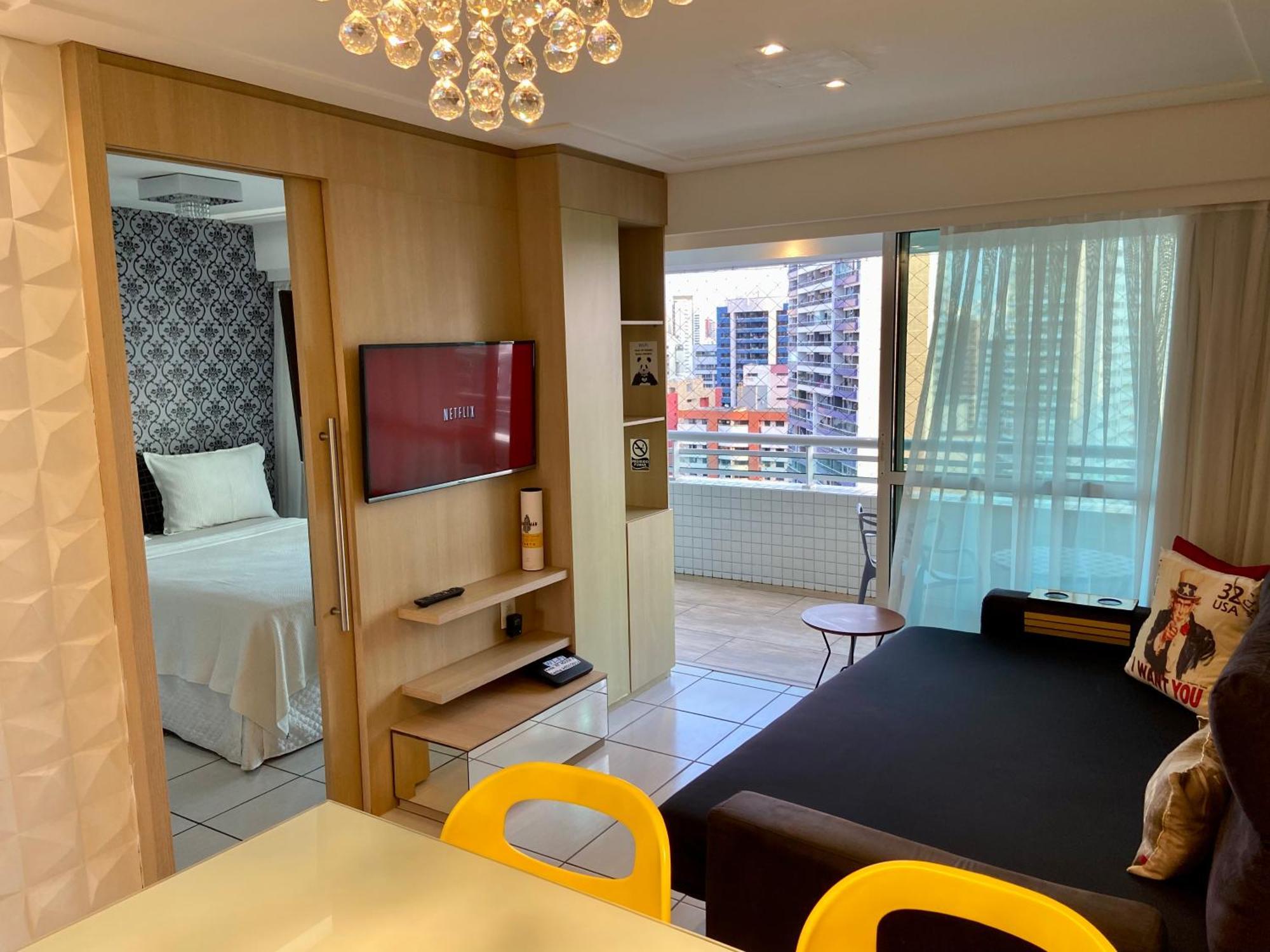 Apartamento 17º Andar Beira Mar Com 2 Quartos Fortaleza  Exteriör bild